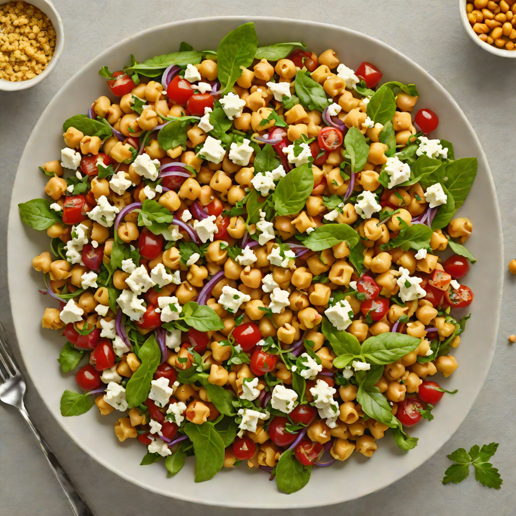 Half-Hour Mediterranean Chickpea and Feta Salad