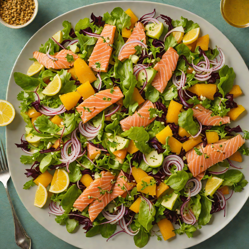 Woodland Park-Inspired Smoked Trout Salad with Citrus Vinaigrette