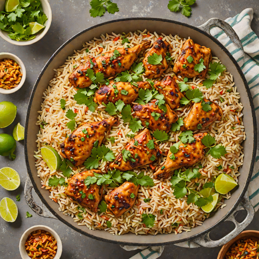One-Pot Mexican Chicken and Rice with Chipotle and Cilantro