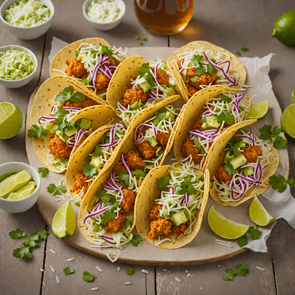Half Pint Beer-Battered Fish Tacos with Cilantro Lime Slaw