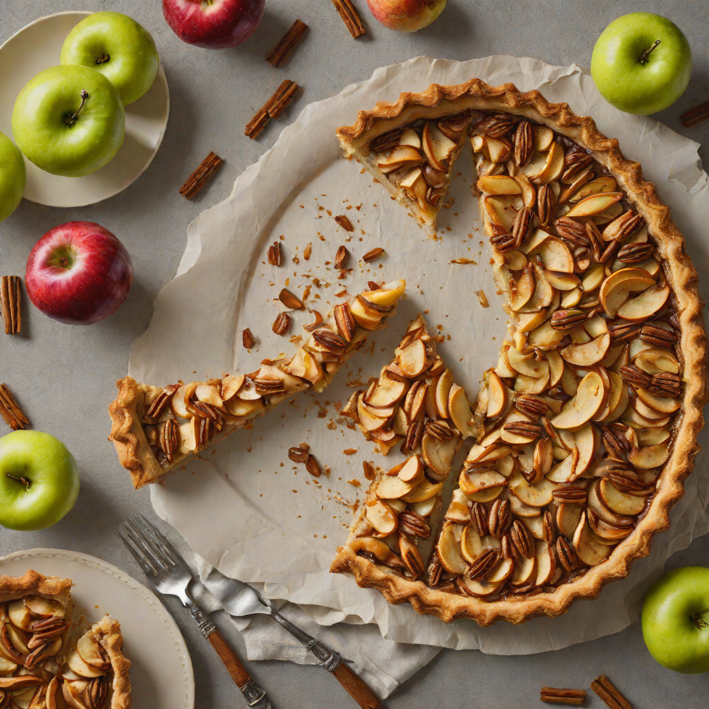 Oven-Roasted Apple Cinnamon Tart with Flaky Butter Crust