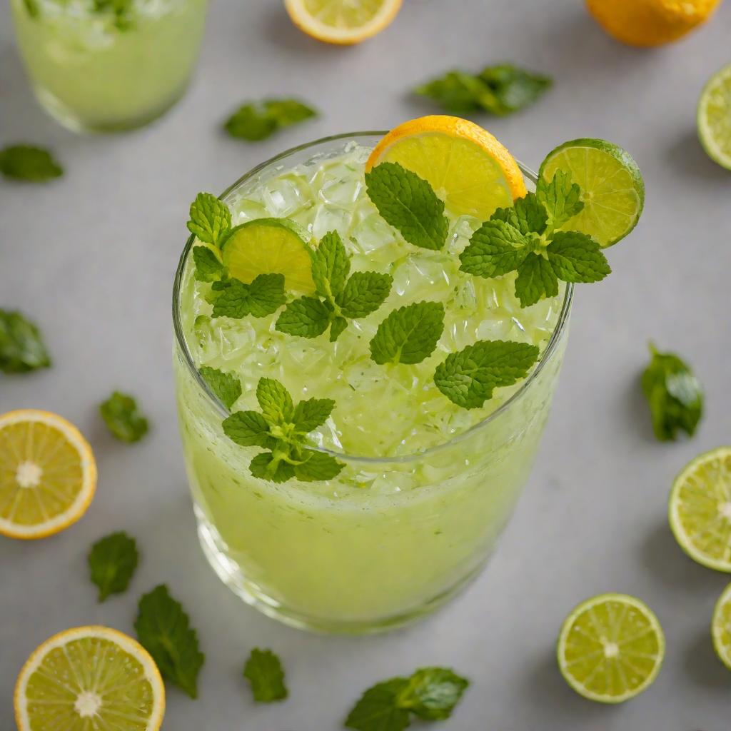Citrus-Mint Gimlet Shake