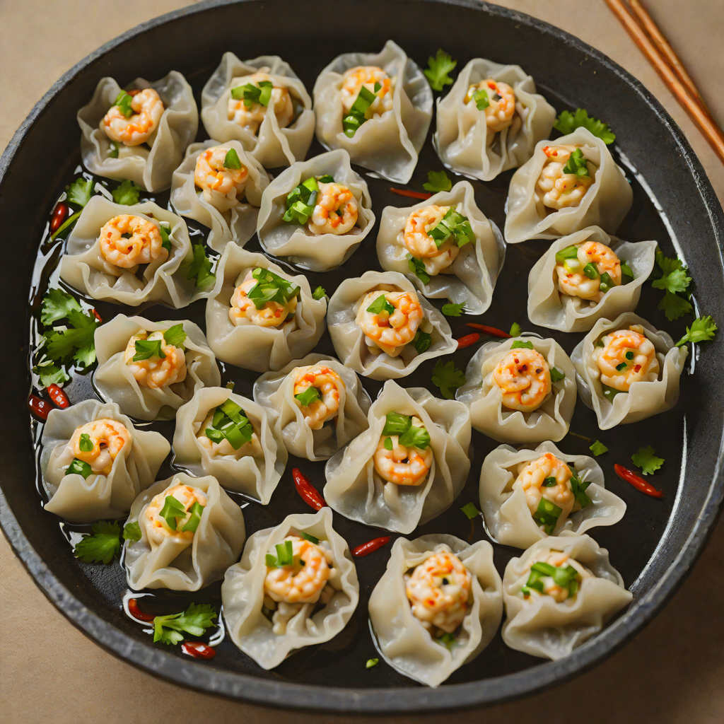 Steamed Taiwanese Scallion and Shrimp Dumplings