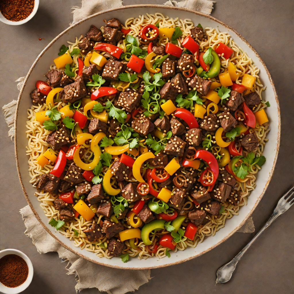 Coffee-Infused Ethiopian Spiced Beef Stir Fry