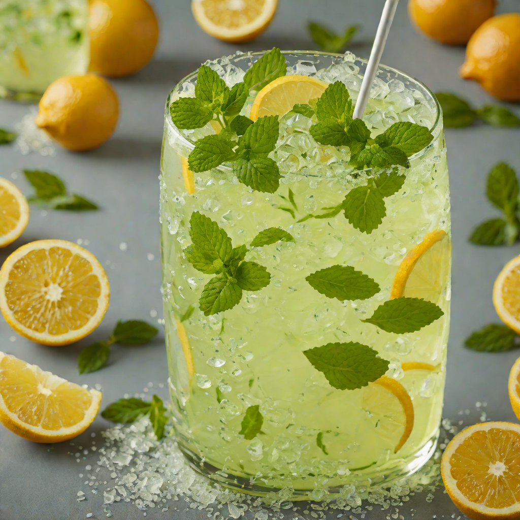Citrus-Mint Fizz with Ginger Sparkle