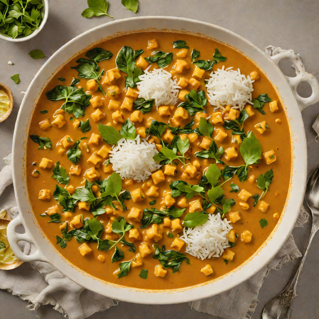 Chickpea and Spinach Curry with Coconut Milk