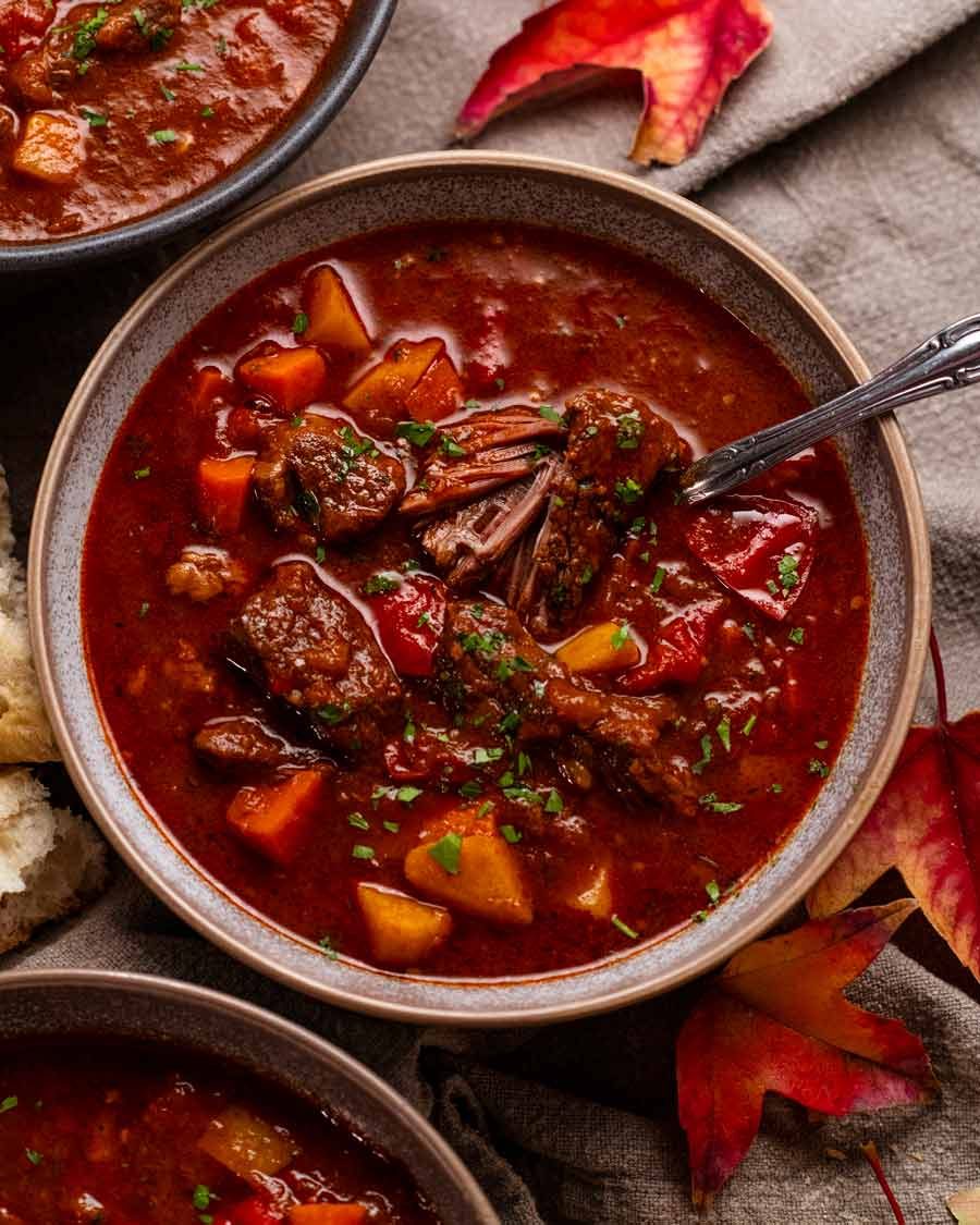 Slow-Cooked Kangaroo Ragu with Native Herbs