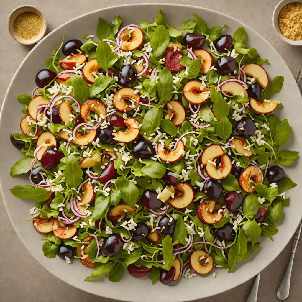 Macadamia Nut and Davidson's Plum Salad with Finger Lime Vinaigrette