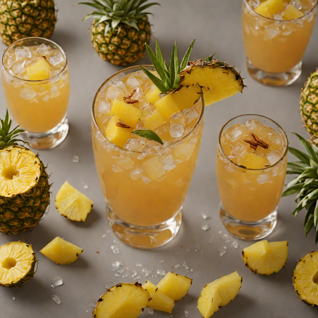 Pineapple-Spiced Rum Punch
