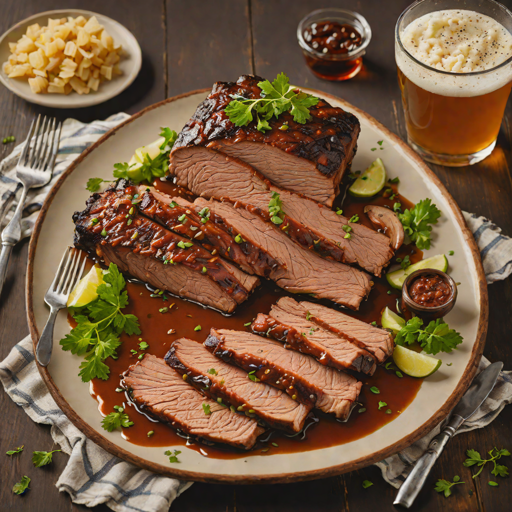 Smoked Maple Valley IPA Beer-Braised Brisket