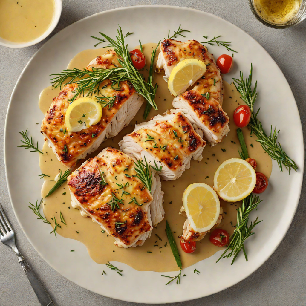 Pan-Seared Chicken with Garlic Rosemary Butter Sauce