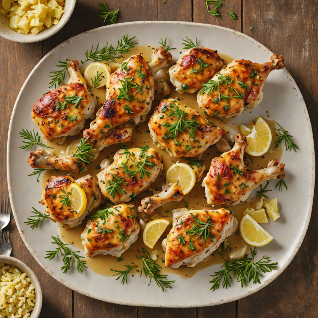 Sautéed Chicken with Garlic and Thyme Butter