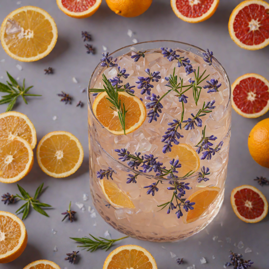 Lavender Grapefruit Gin Smash