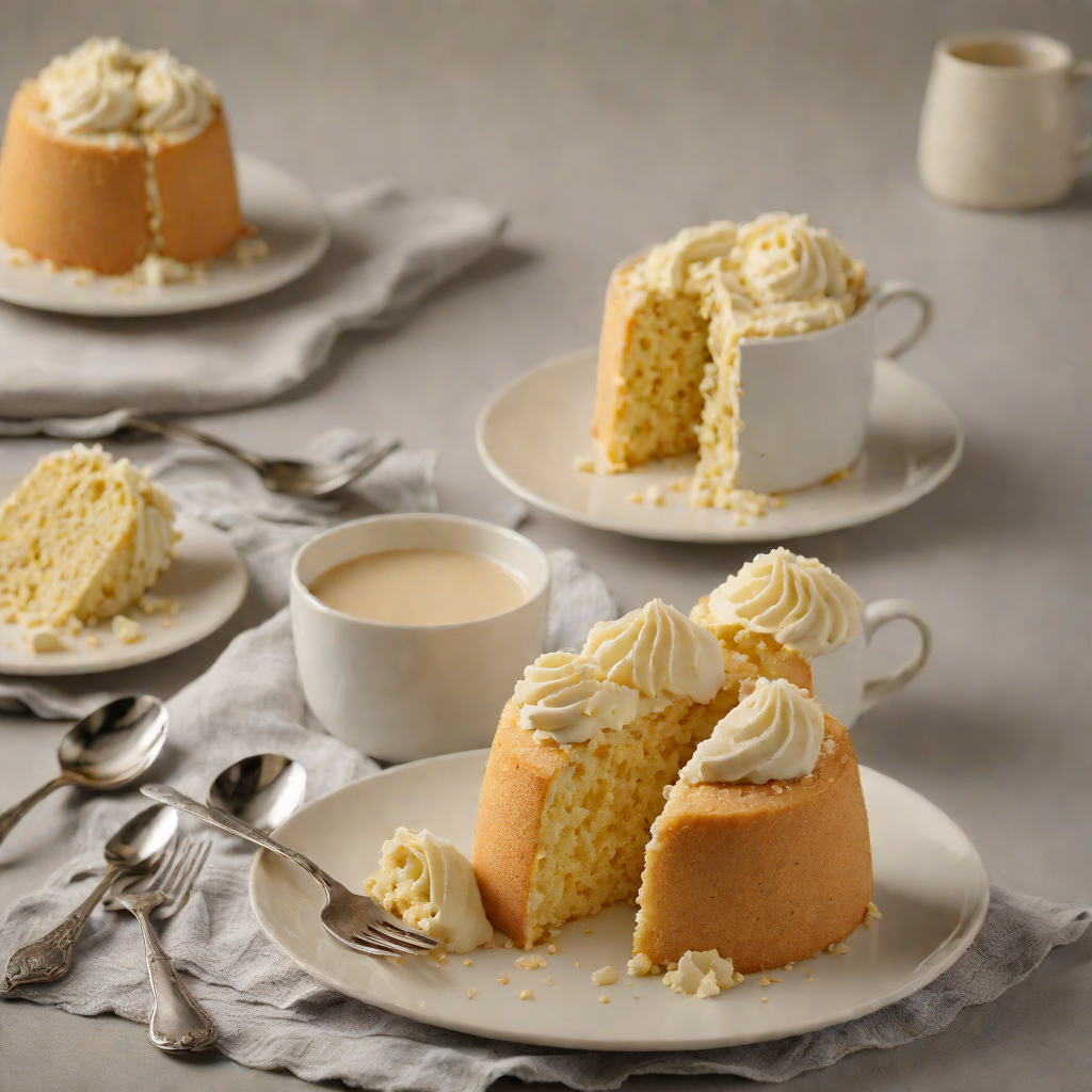 One-Bowl Vanilla Chiffon Mug Cake