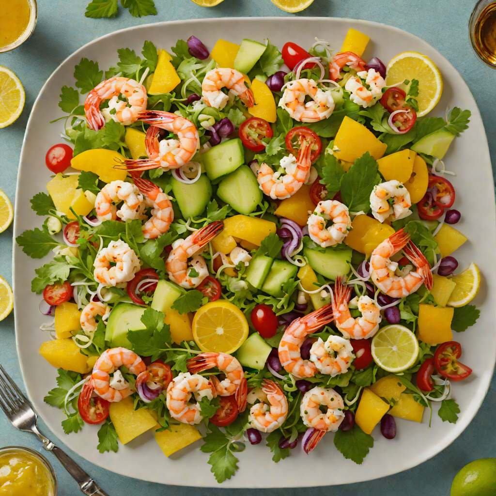 Champagne Citrus Shrimp Salad with Champagne Vinaigrette