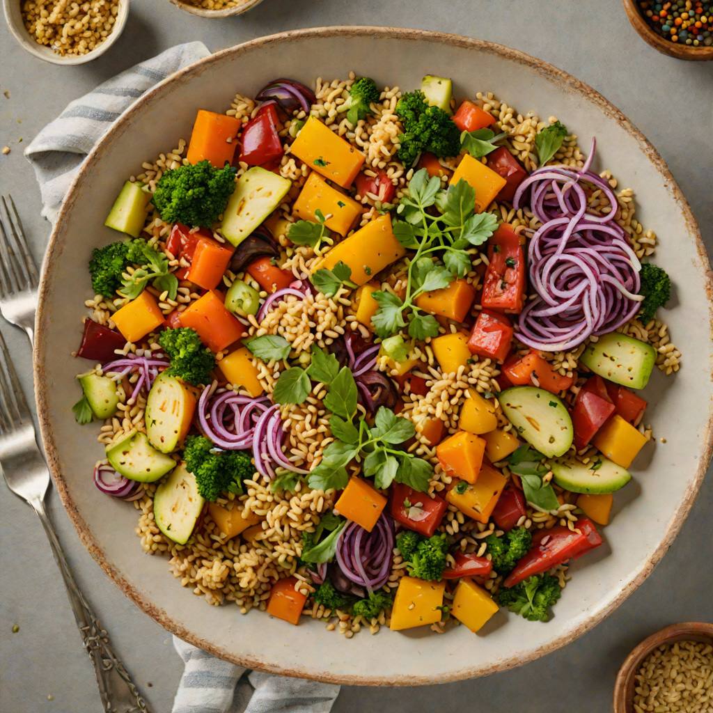 East Fairmount Park Inspired Roasted Vegetable Quinoa Bowl