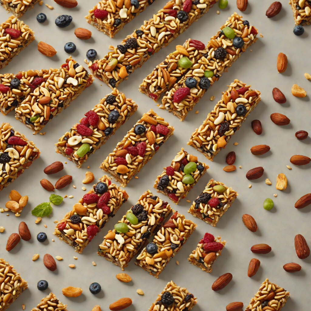 Philadelphia Trail Mix Energy Bars with Nuts and Dried Fruit