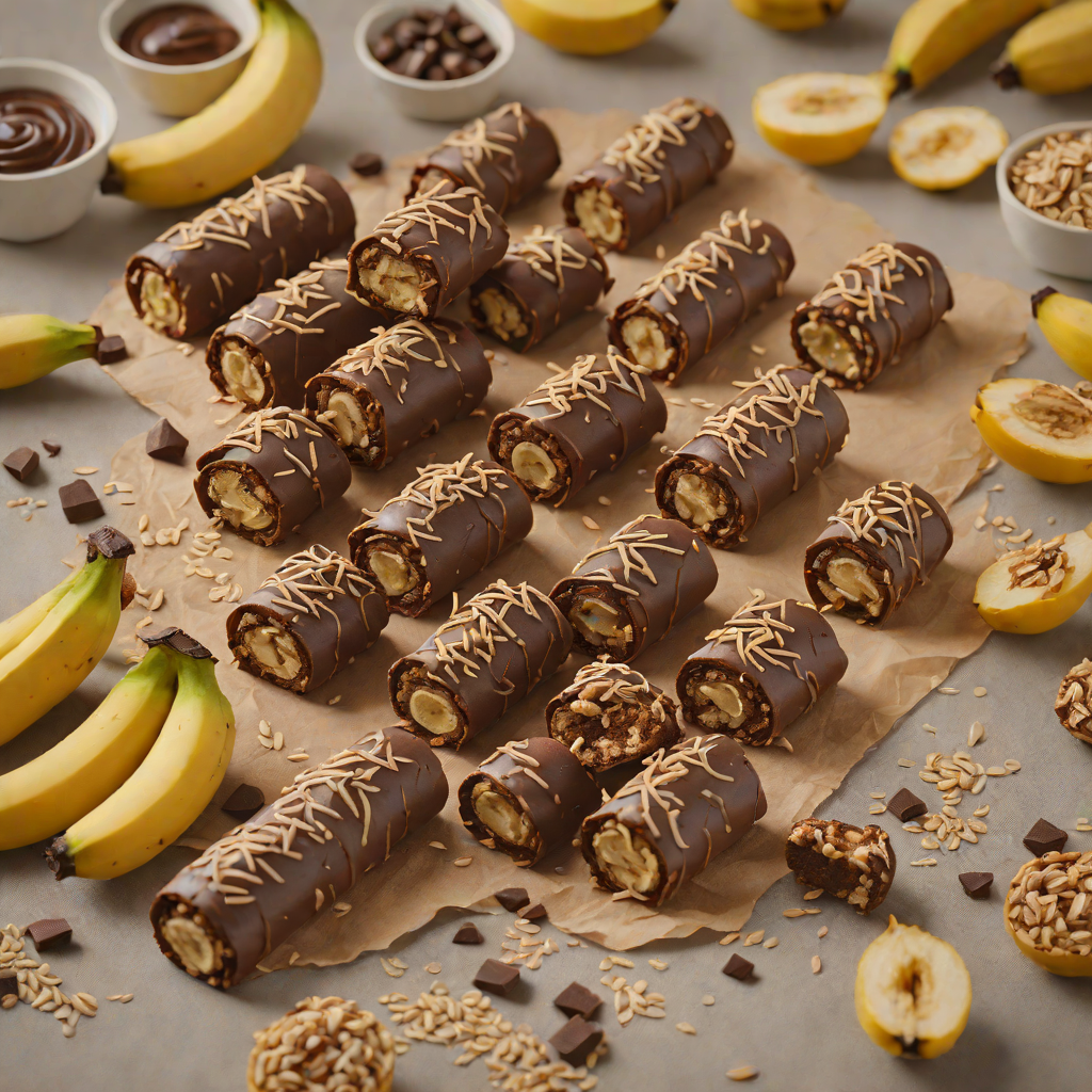 No-Bake Chocolate Banana Oat Rolls