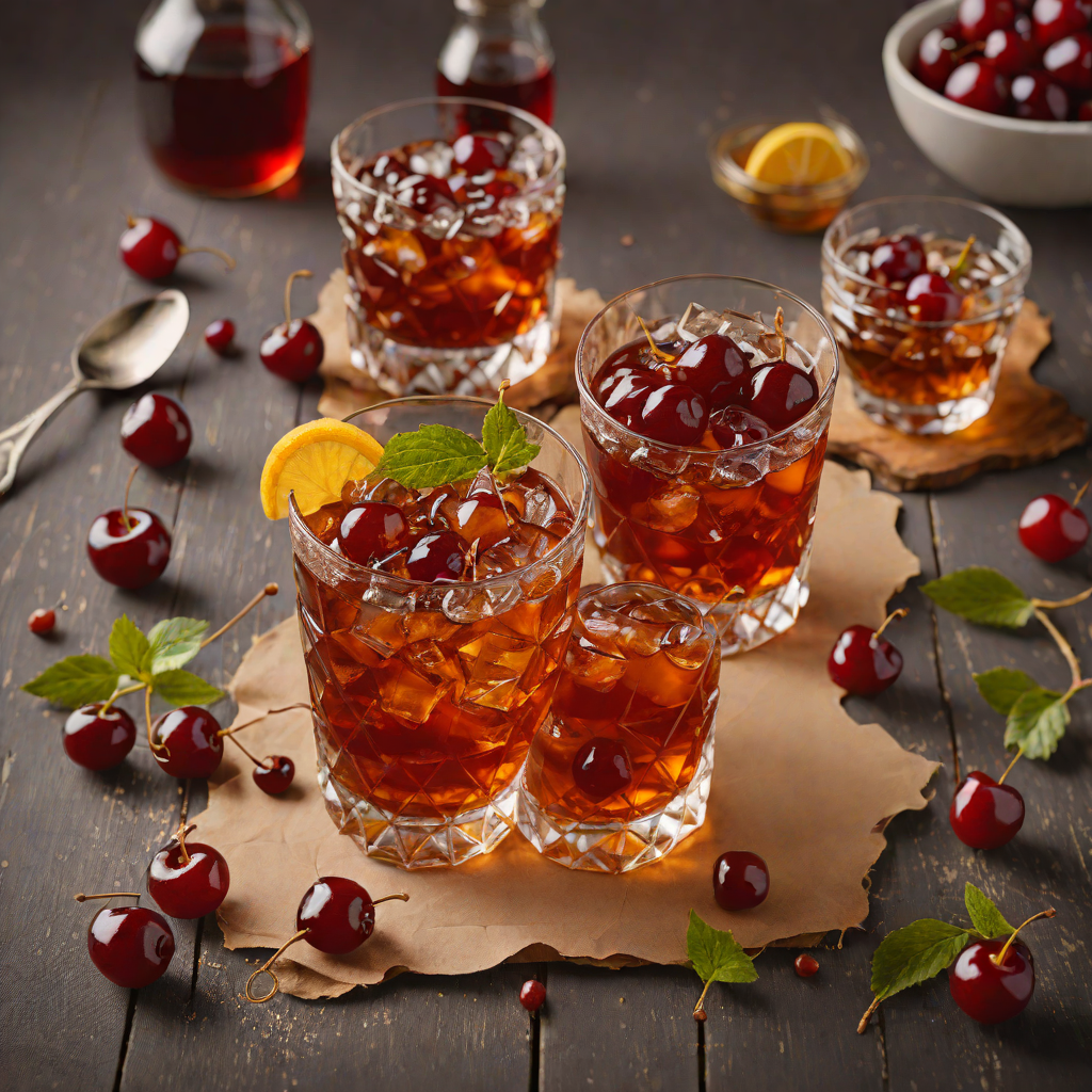 Old Fashioned with Cherry-Maple Syrup