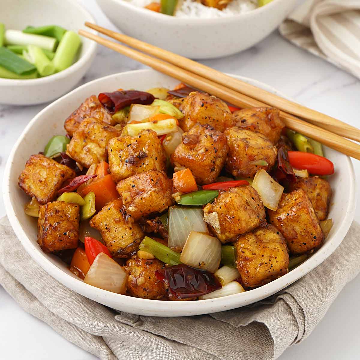 Szechuan Tofu Stir-Fry