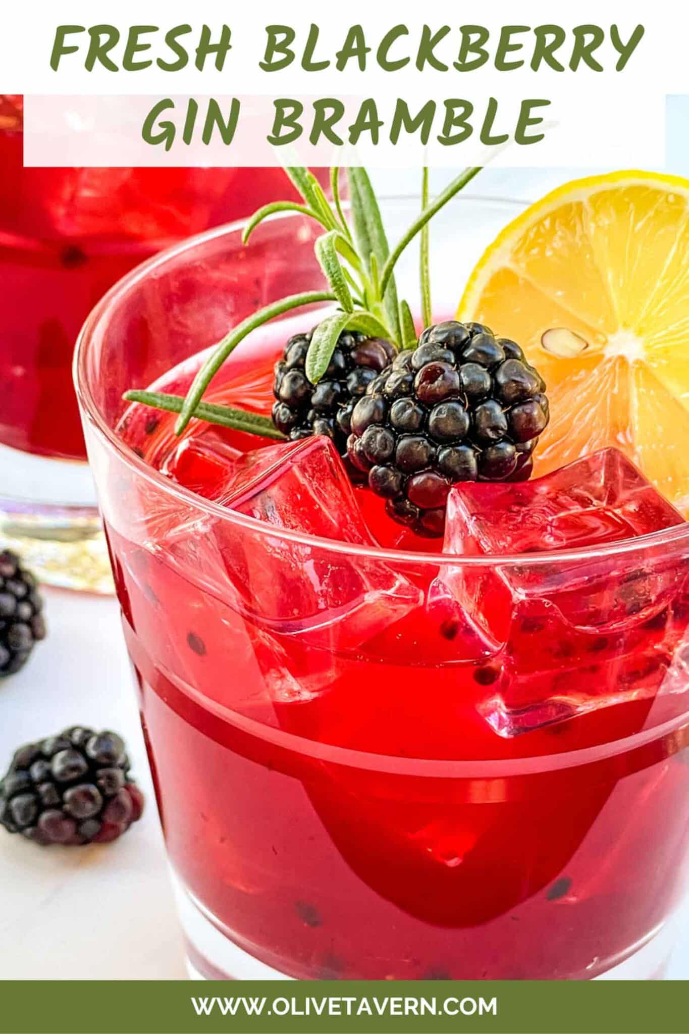 Bramble-Inspired Blackberry Gin Smash