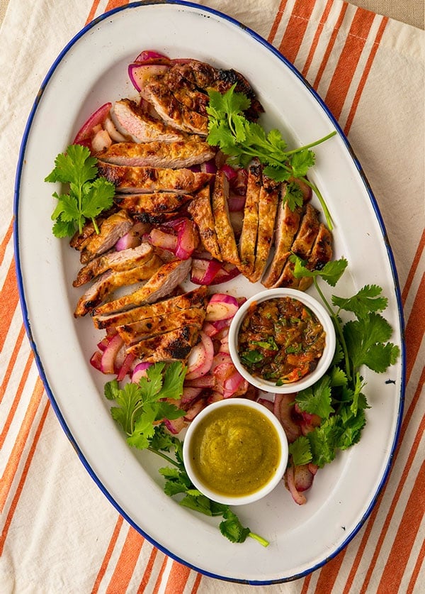 Grilled Mayan Citrus Pork Poc Chuc