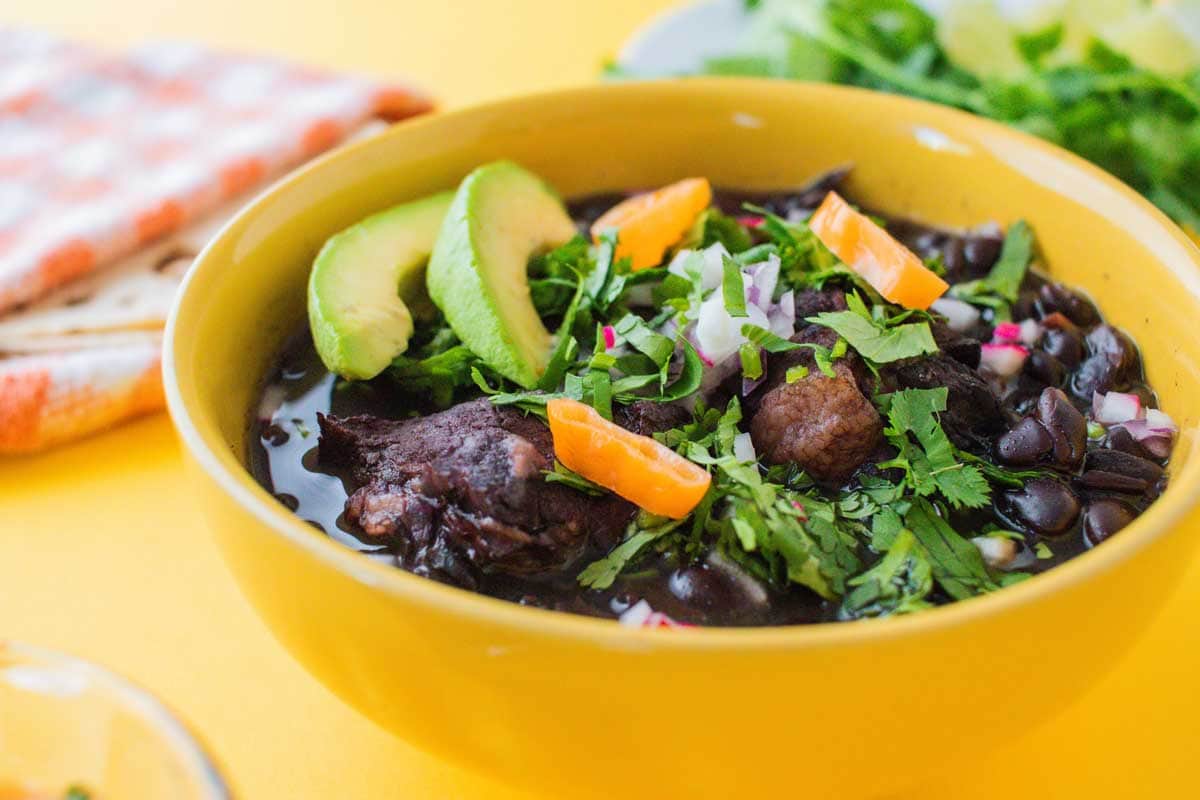 Slow-Cooked Yucatecan Frijoles con Puerco