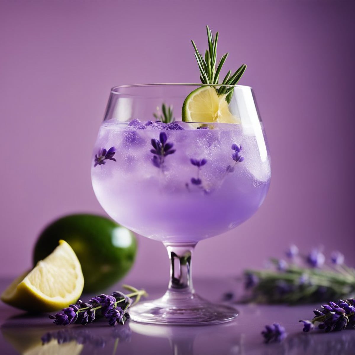 Fresh Lavender Gin Rickey