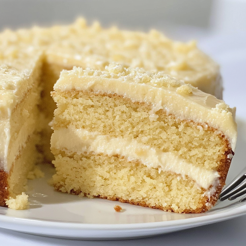 One-Bowl Vanilla Do-Nothing Cake