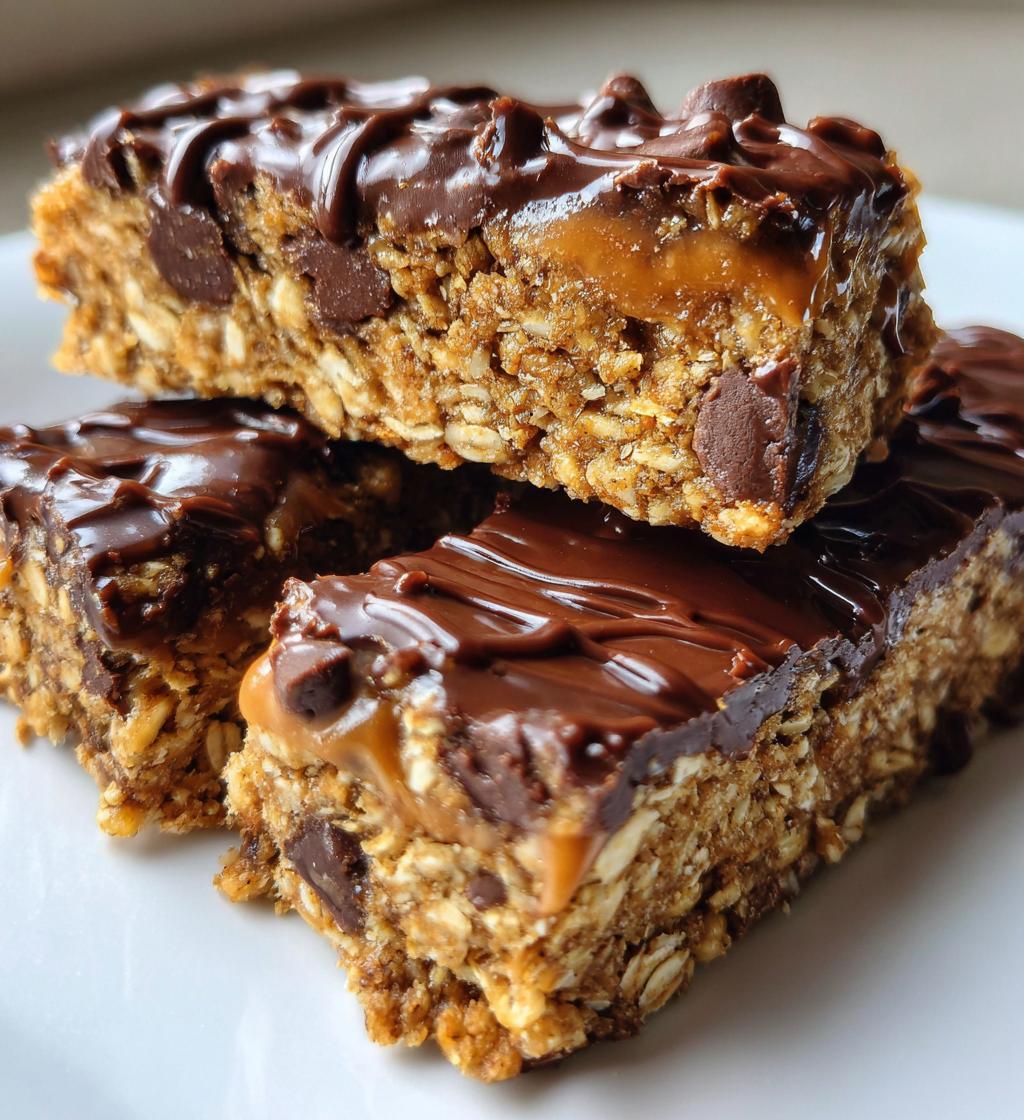 Five-Ingredient No-Bake Peanut Butter Oat Bars