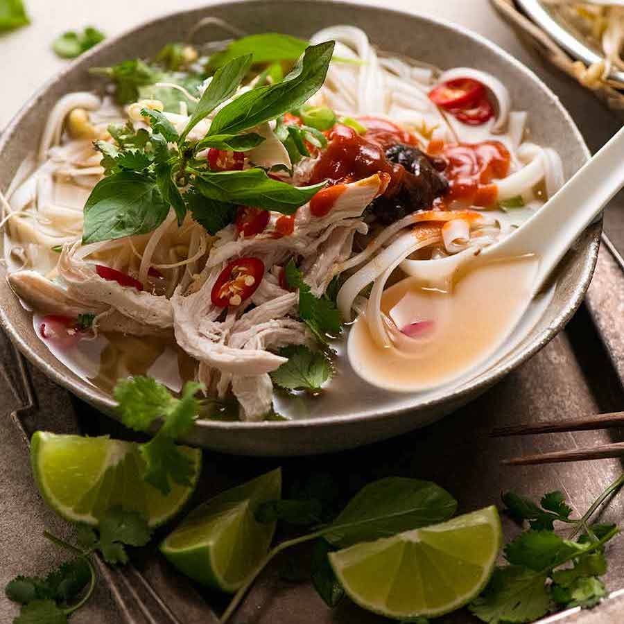 Vietnamese Pho-Inspired Chicken Soup with Star Anise
