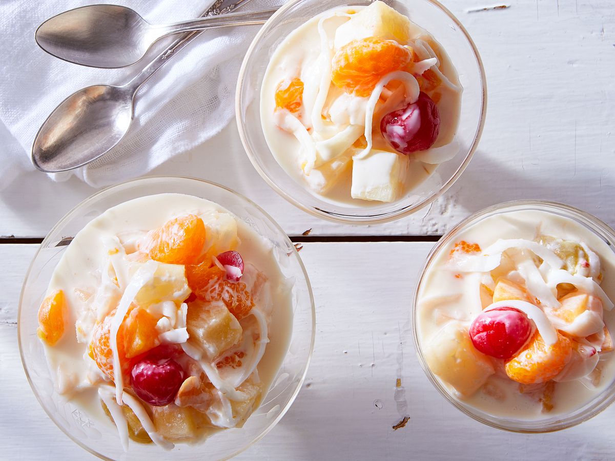 Mango and Macapuno Filipino Fruit Salad