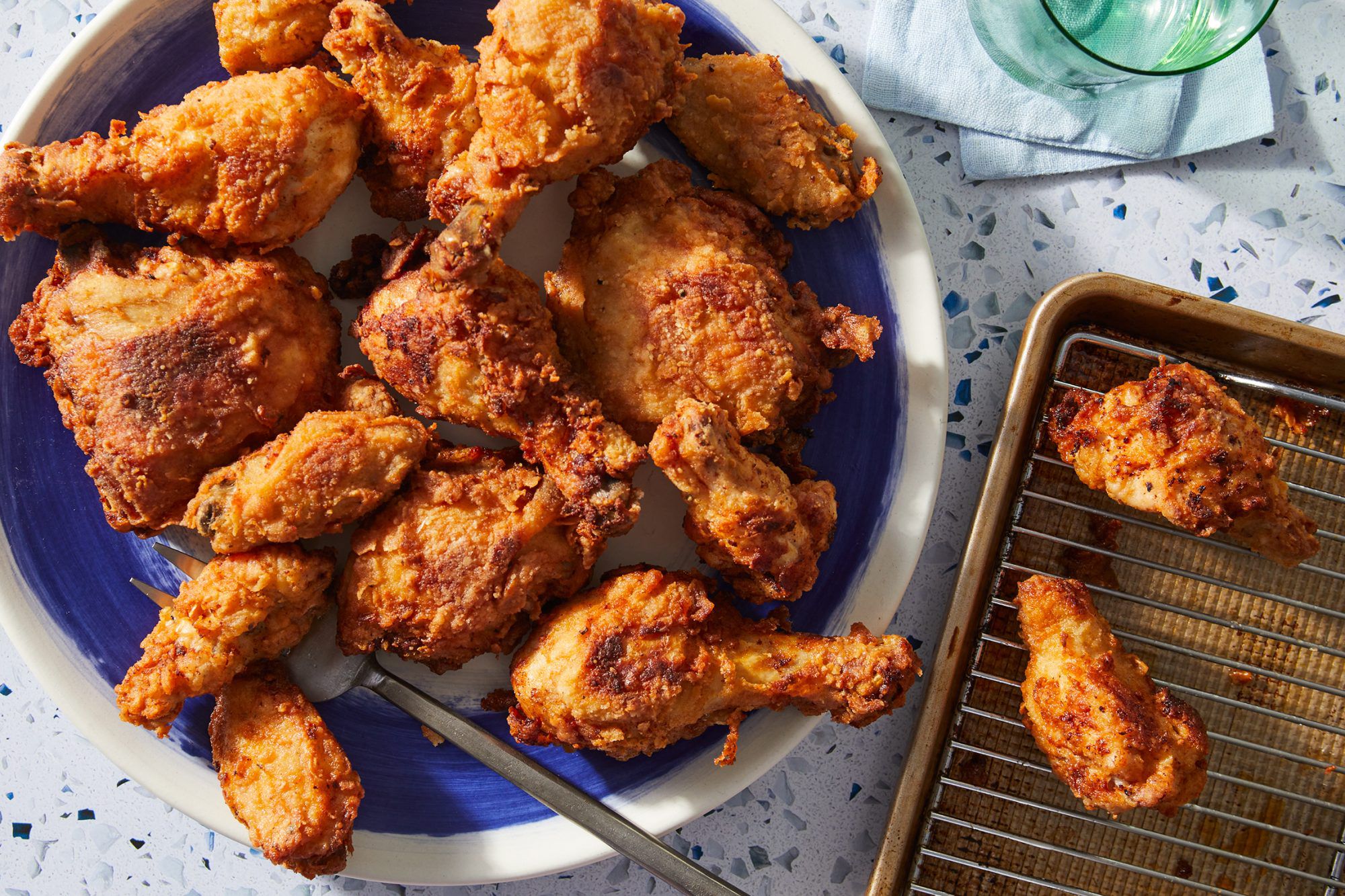 Buttermilk-Brined Fried Chicken with Spiced Honey Glaze