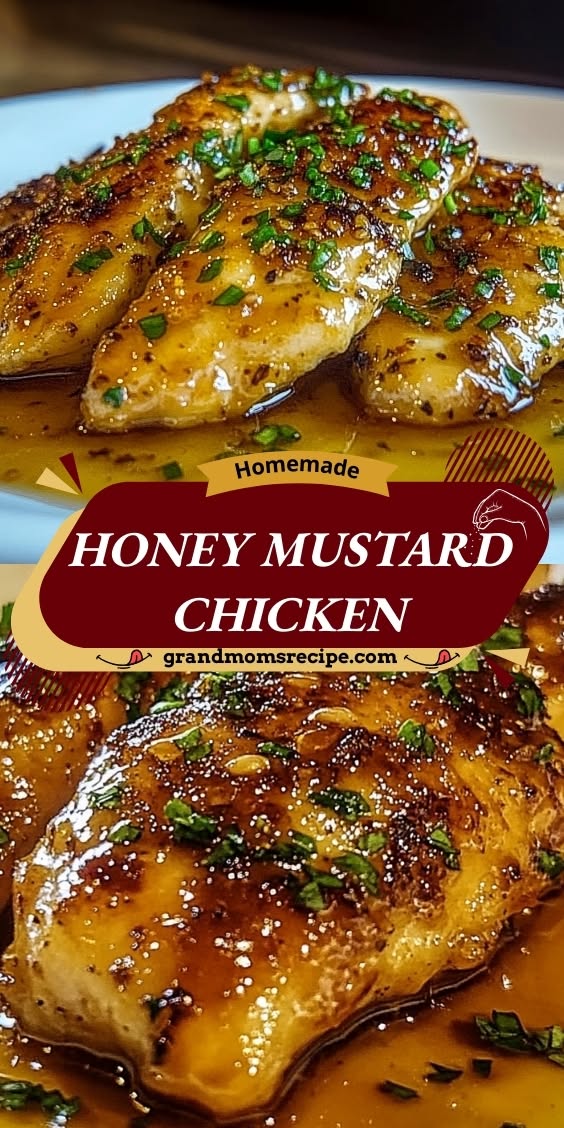 Sautéed Chicken with Honey Mustard and Caramelized Shallots