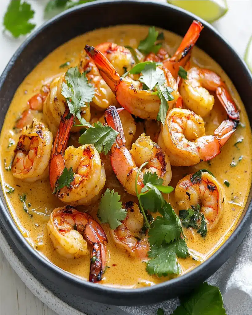 Grilled Prawn and Coconut Curry with Lemongrass and Lime