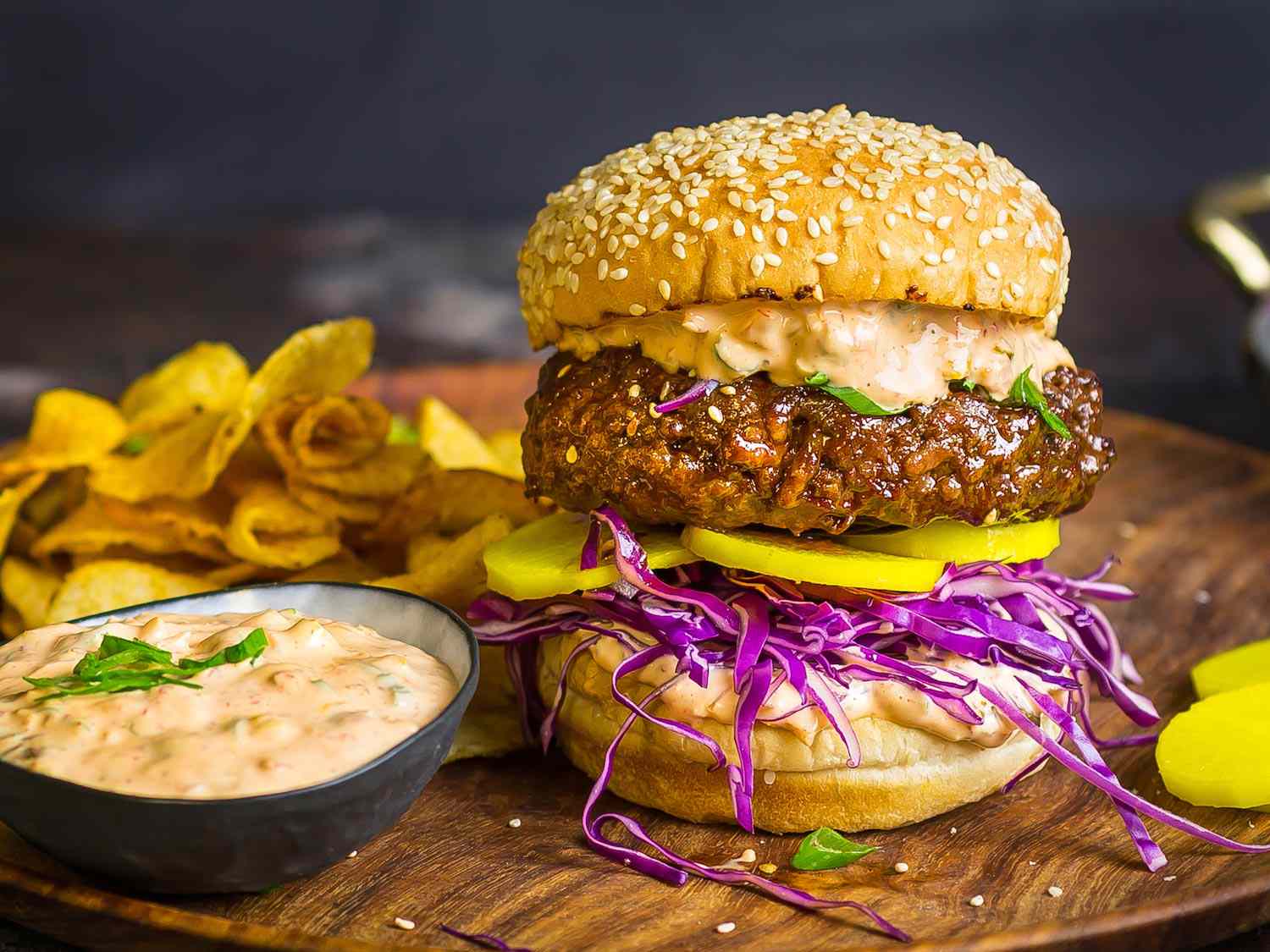 Bulgogi Burger with Kangaroo and Avocado