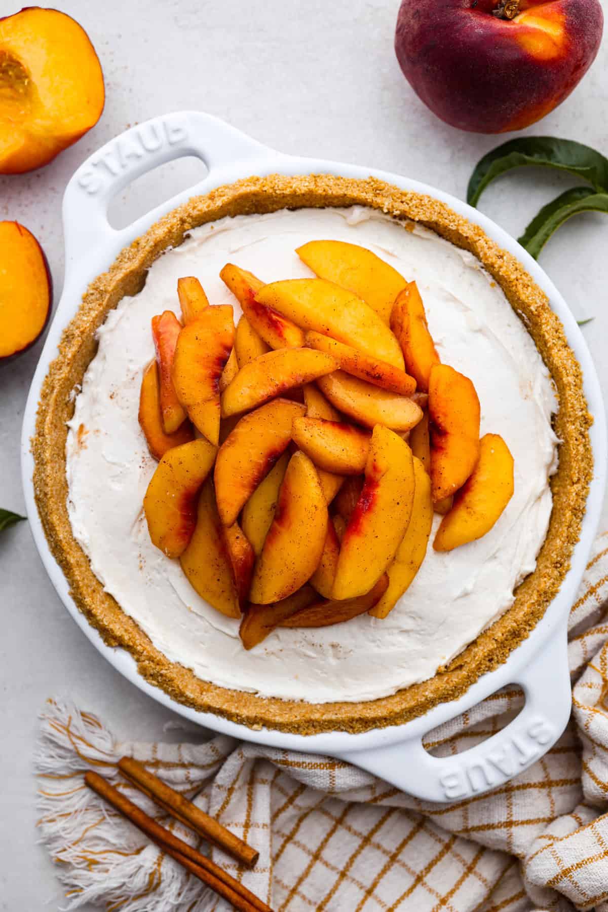 No-Bake Peach and Mascarpone Summer Parfaits
