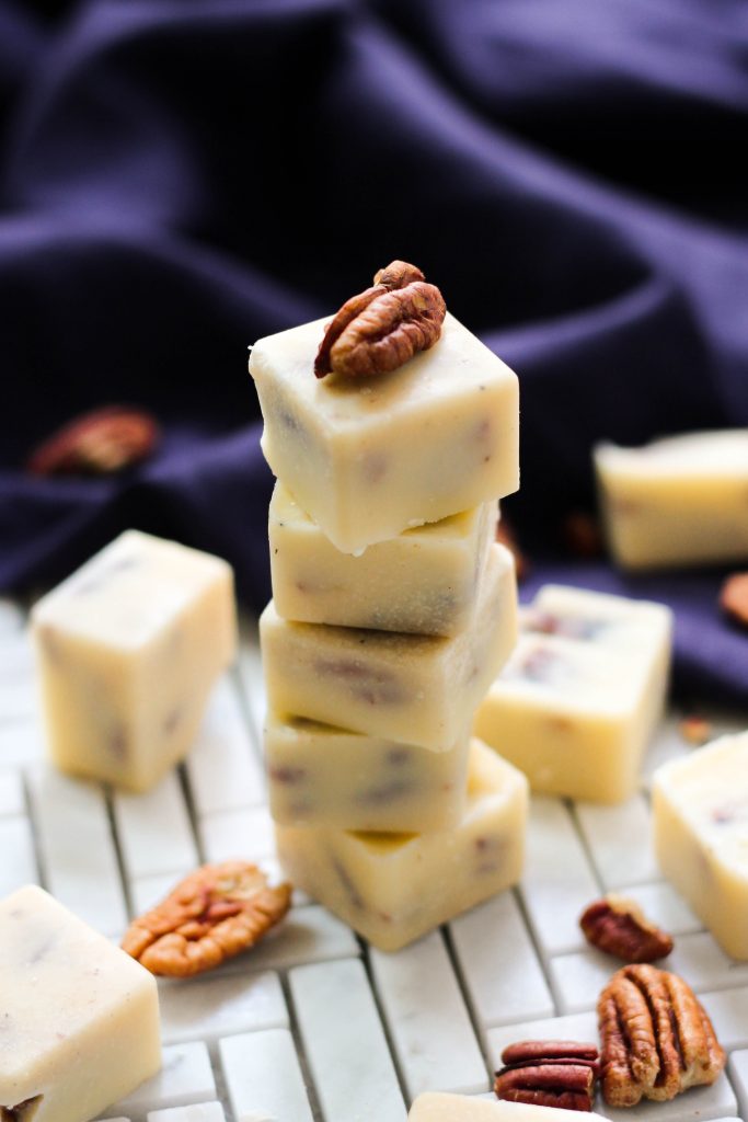 Pecan Vanilla Fudge Keto Fat Bombs
