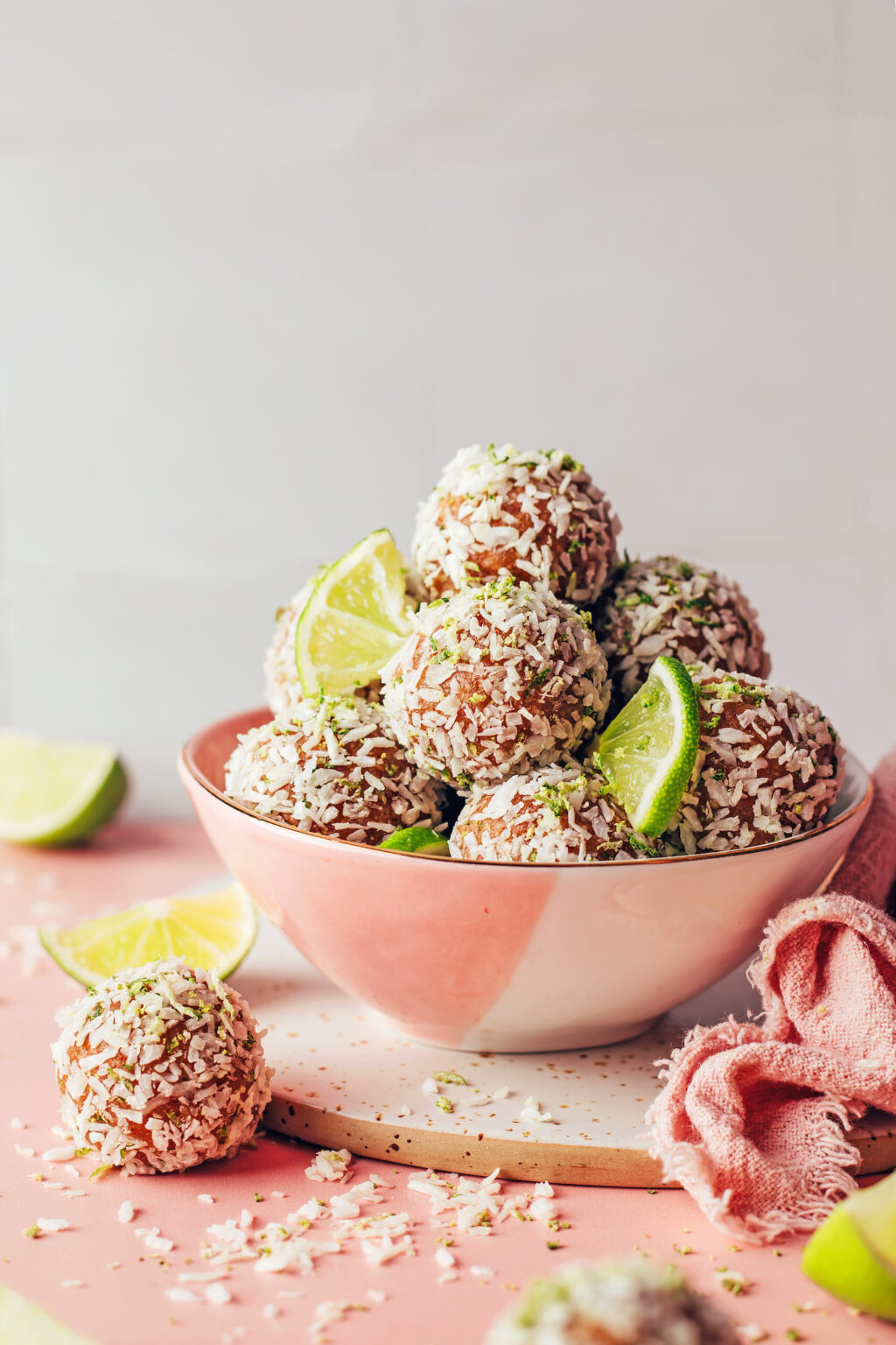 No-Bake Coconut Lime Energy Bars