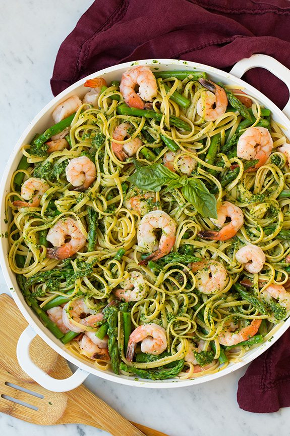 Spaghetti with Seafood and Lemon Myrtle Pesto
