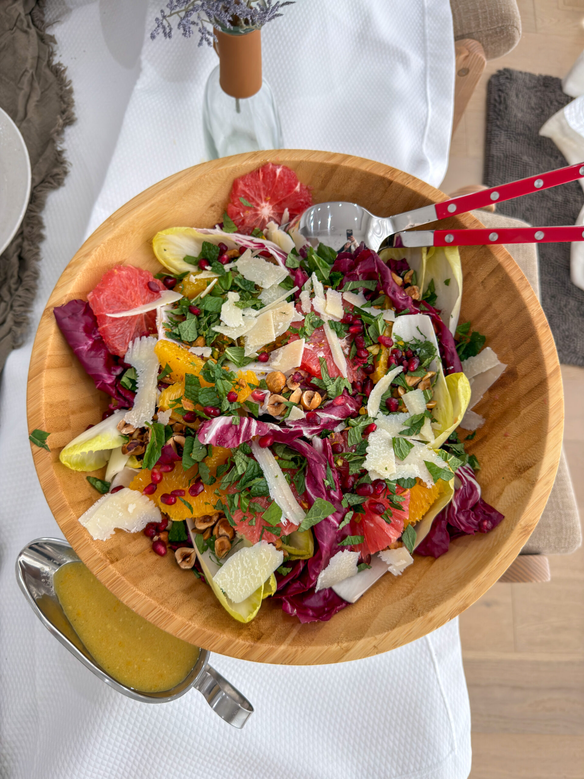 Charred Radicchio and Citrus Salad with Bitter Orange Vinaigrette