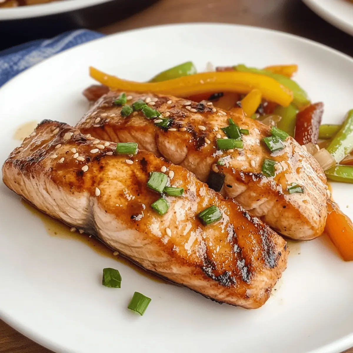 Hidden Sesame-Ginger Glazed Salmon