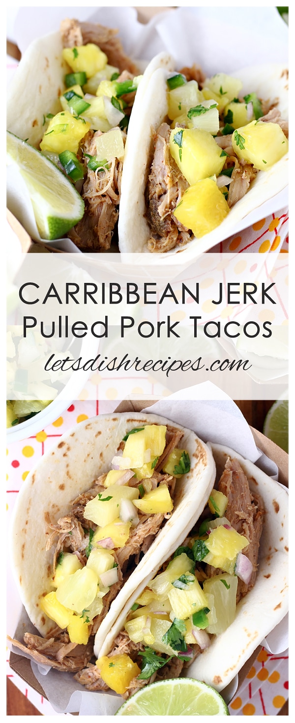Slow-Cooker Caribbean Jerk Pork with Pineapple Salsa