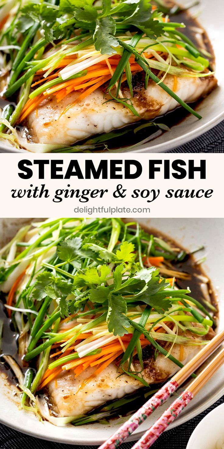 Ginger-Scallion Infused Steamed Fish Fillet