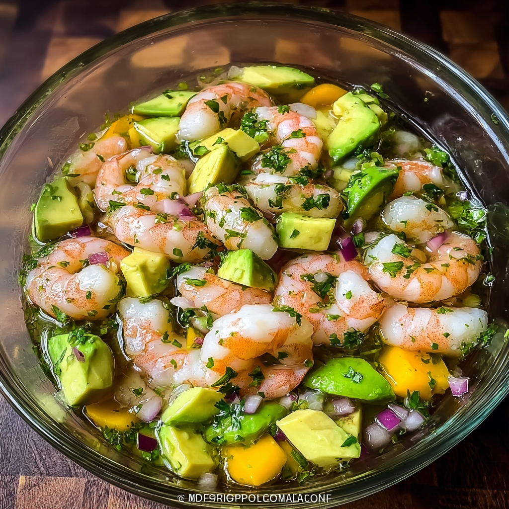 Spicy Shrimp and Avocado Ceviche