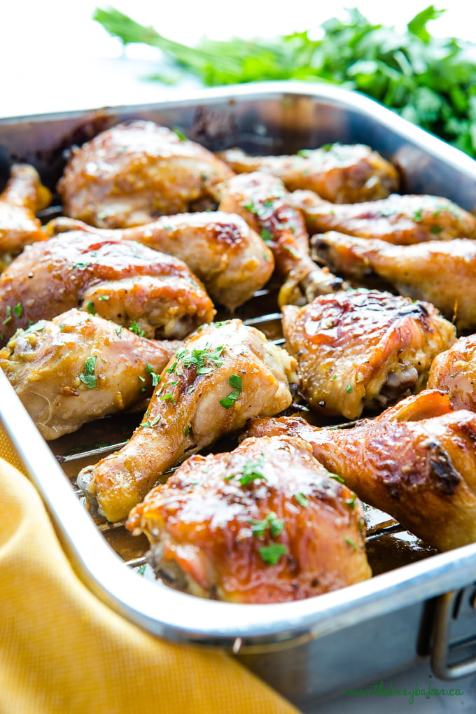 Oven-Roasted Chicken Thighs with Maple Dijon Glaze