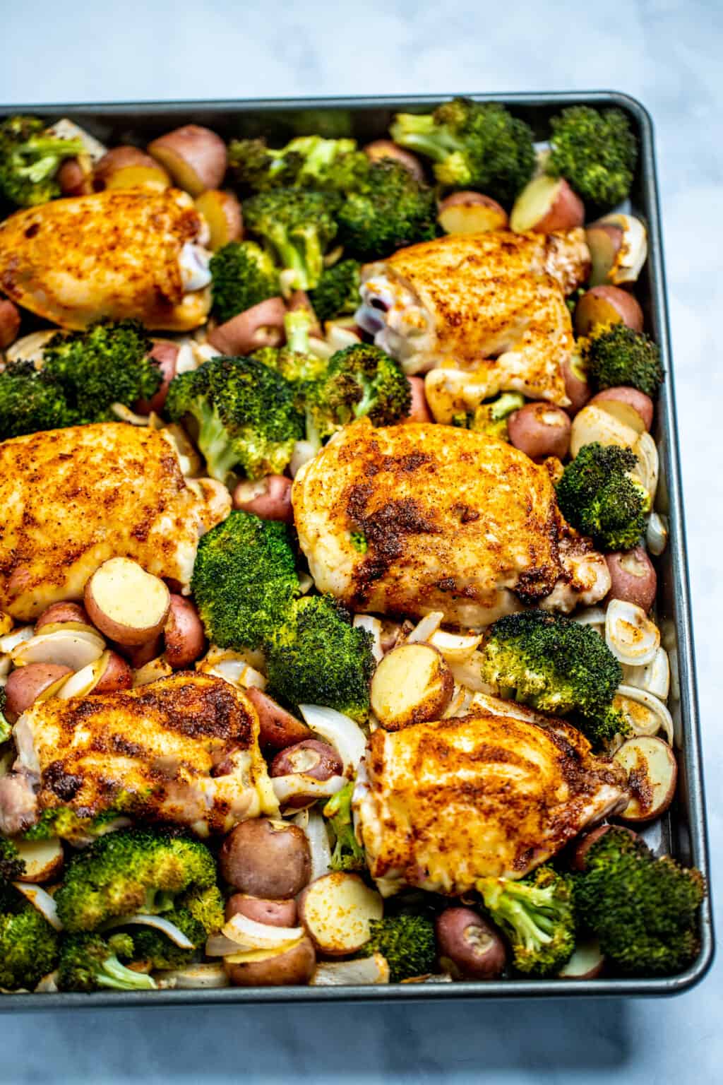 Sheet Pan Pumpkin and Sage Roasted Chicken Thighs