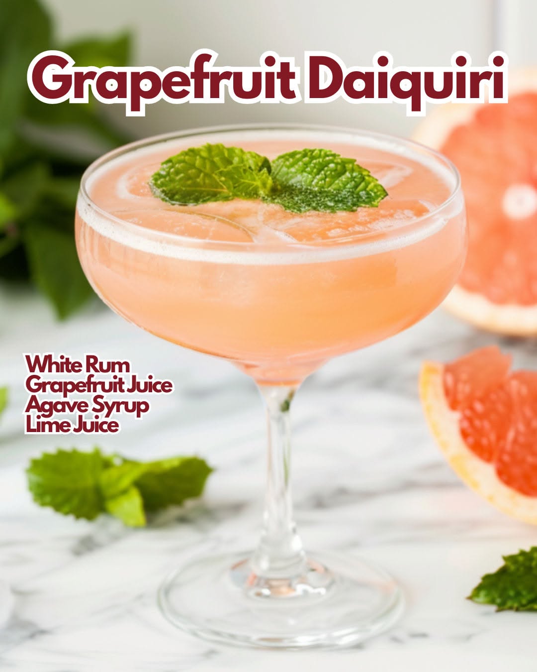 Tropical Grapefruit Rum Daiquiri