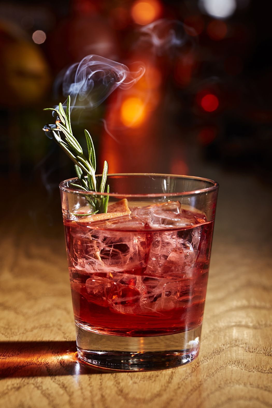 Pomegranate Mezcal Negroni