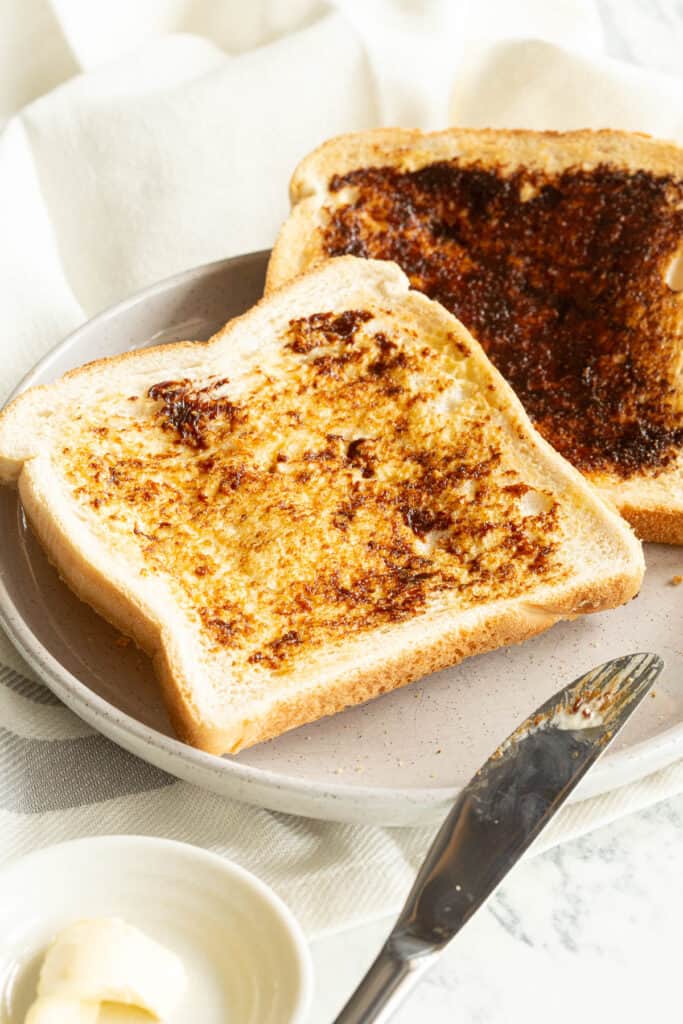 Sourdough Vegemite and Cheese Toast with Tomato Relish